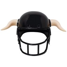 Picture of Black Football Horned Helmet