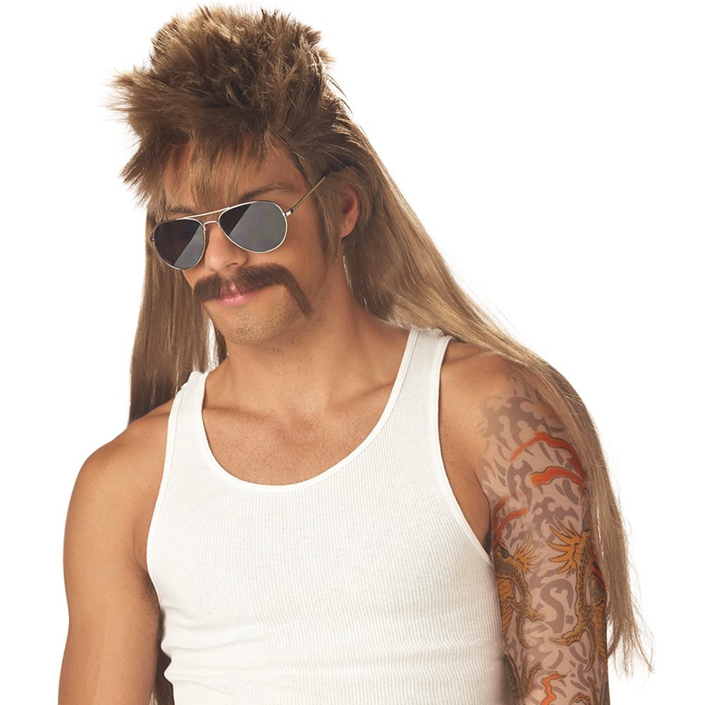 Picture of Mississippi Mud Flap Wig & Mustache