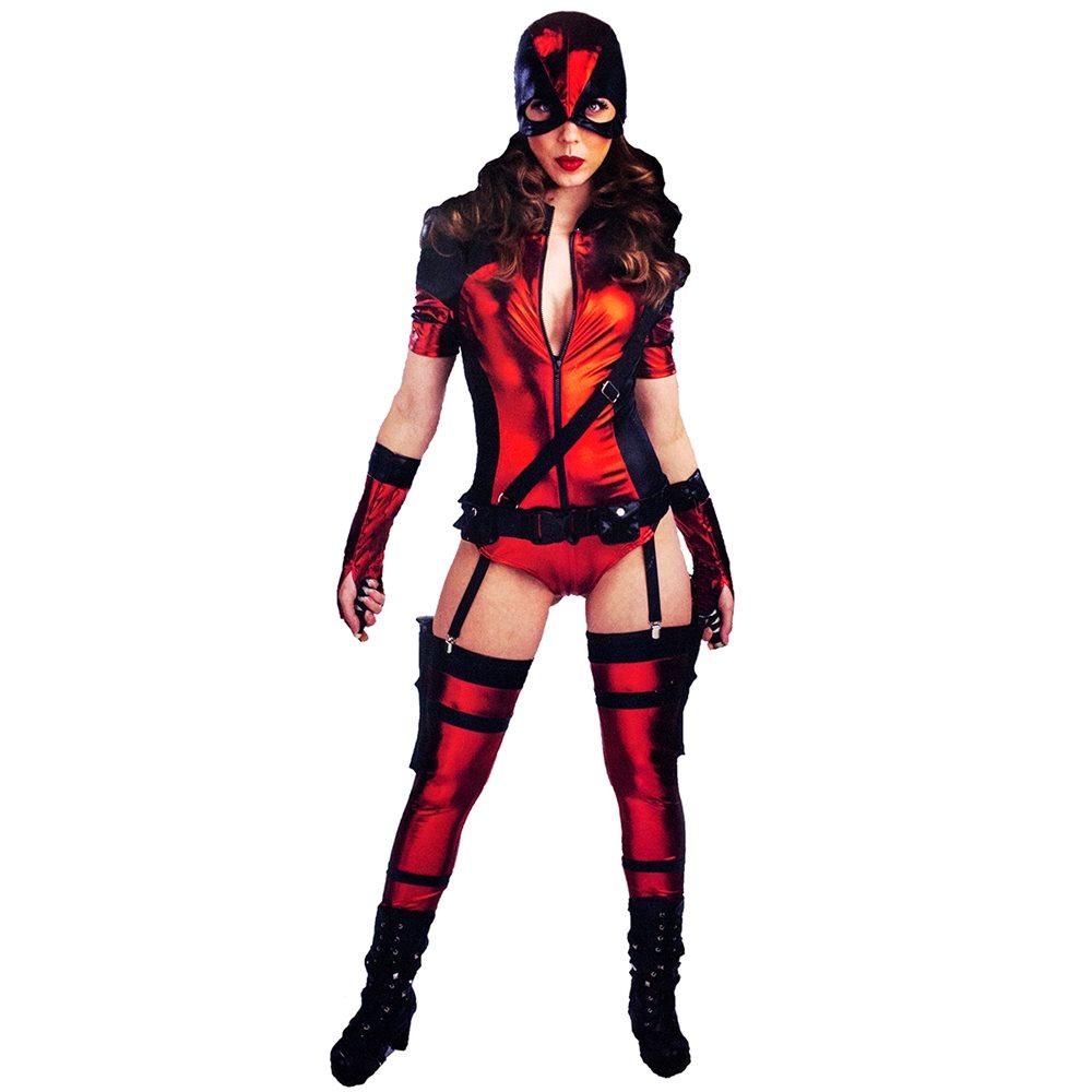 Picture of Sexy Red Rebel Adult Womens Costume