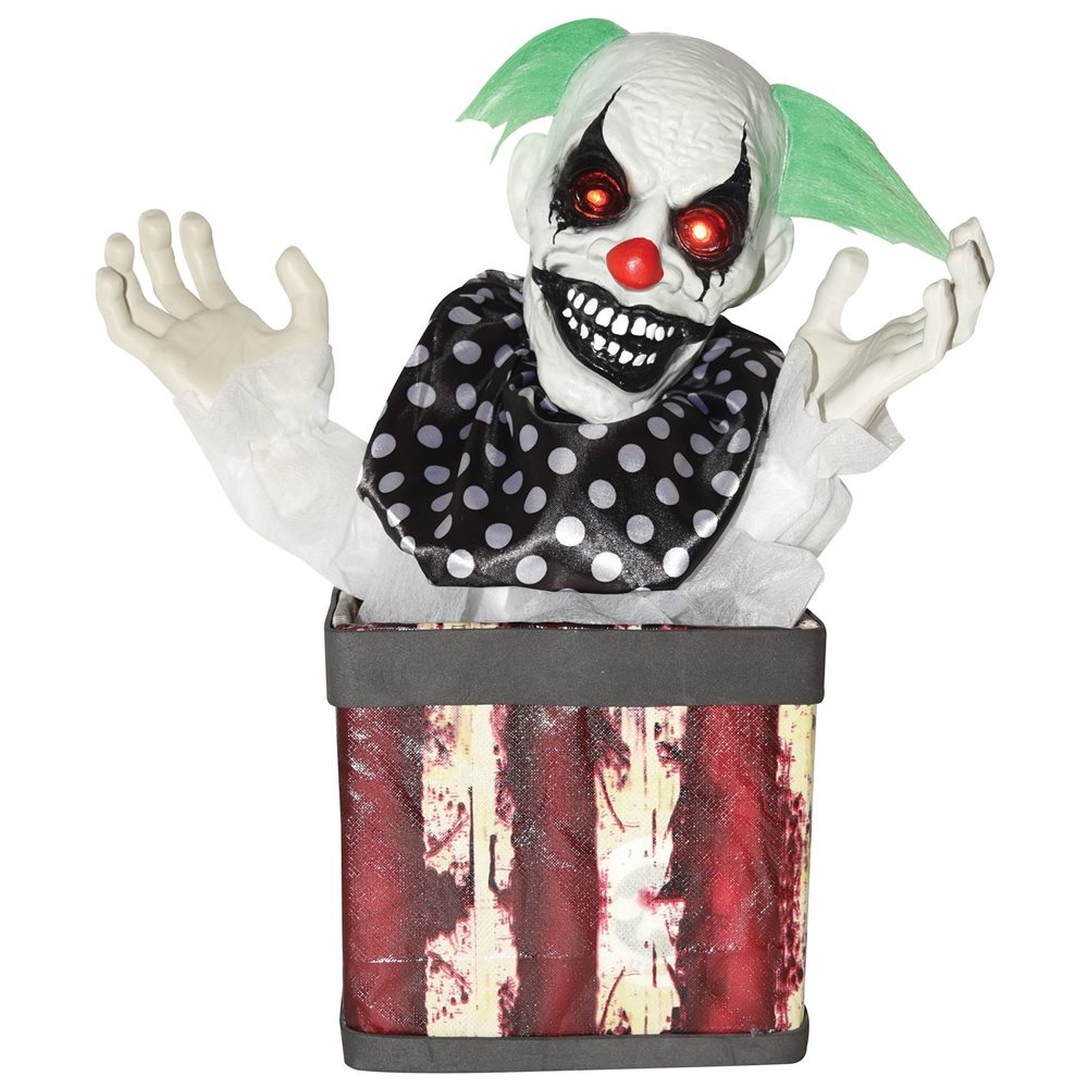 Picture of Animated Creepy Clown in a Box