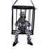 Picture of Caged Skeleton Prisoner Prop 11in
