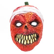 Picture of Sharp-Toothed Pumpkin Latex Mask