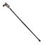Picture of Plastic Gun Handle Black Metal Walking Cane