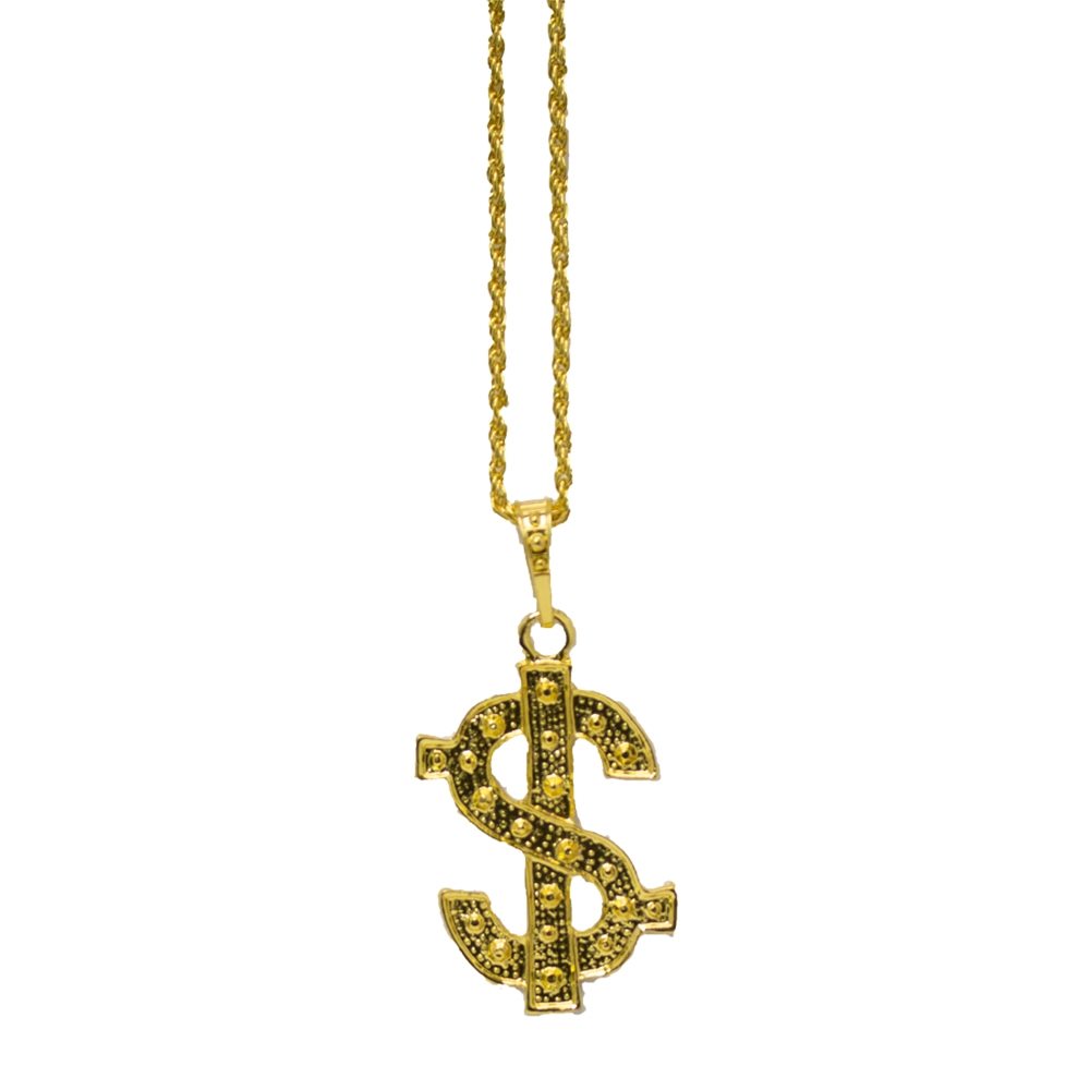 Picture of Gold Dollar Sign Necklace