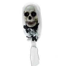 Picture of White Hanging Skeleton Head