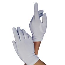 Picture of White Short Gloves