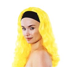 Picture of Yellow Funky Long Wig