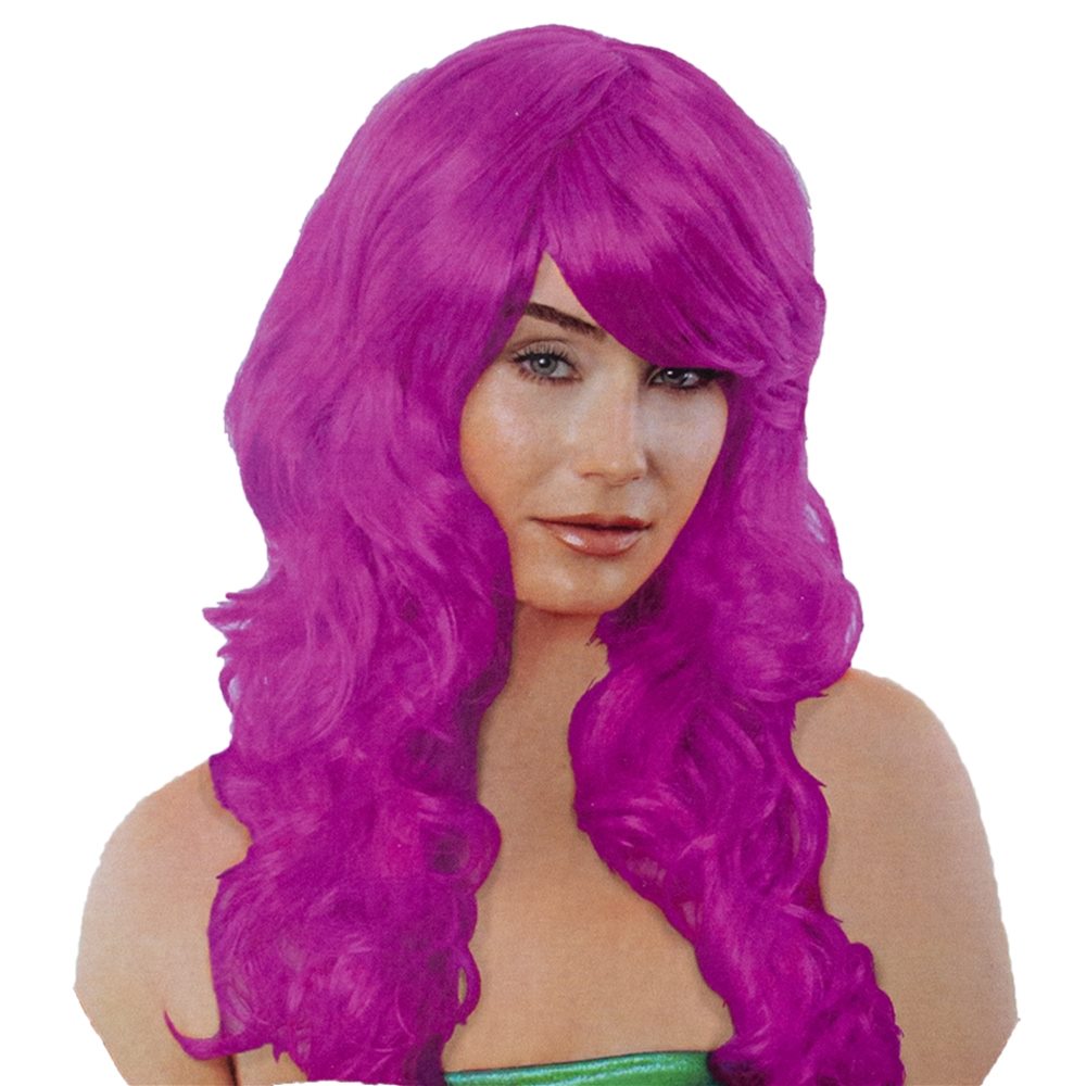 Picture of Fuchsia Mermaid Wig