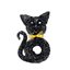 Picture of Glitter Black Cat Decoration