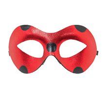Picture of Red Eye Mask with Black Dots