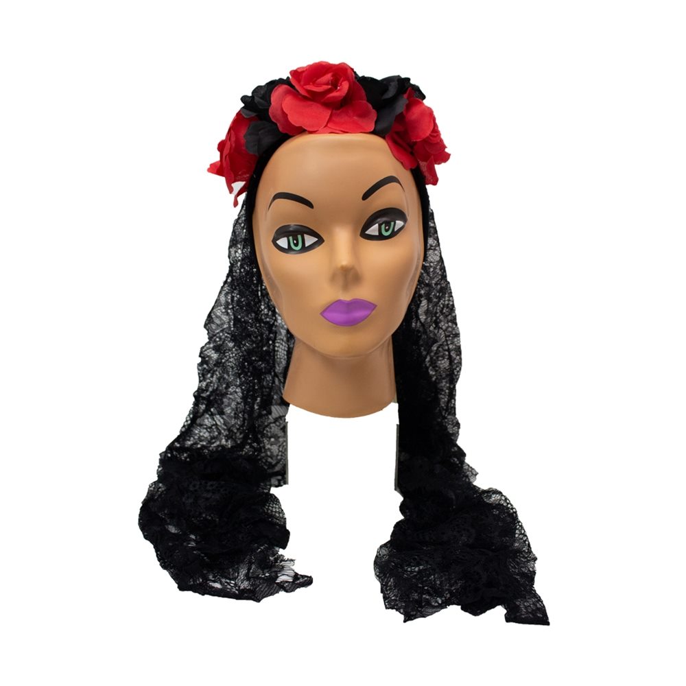 Picture of Ghost Bride Black Veil Headband