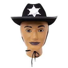 Picture of Black Sheriff Child Hat