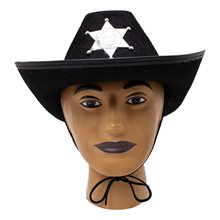 Picture of Black Sheriff Hat