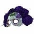 Picture of Purple Day of the Dead Embroidered Half Mask