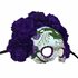 Picture of Purple Day of the Dead Embroidered Half Mask