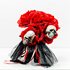 Picture of Red Skulls & Roses Bouquet