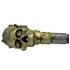Picture of Gold Steampunk Skull Head Handle Black Metal Walking Cane